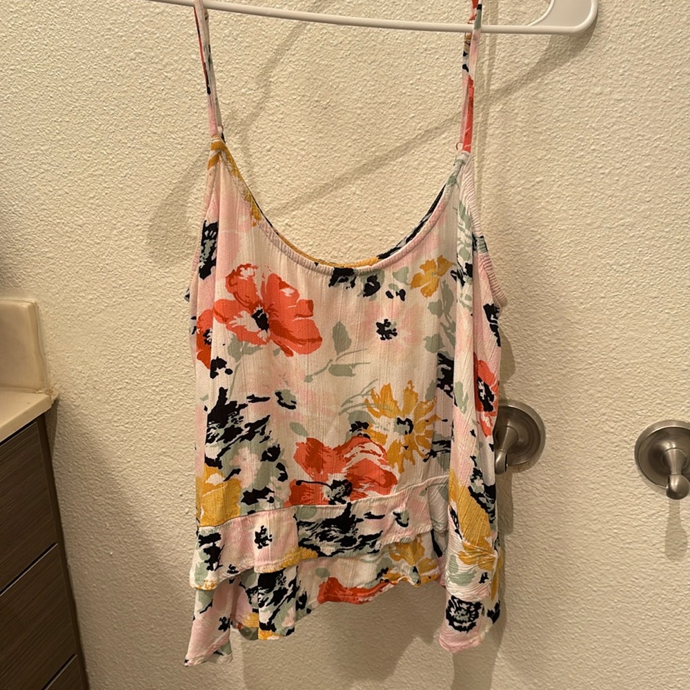 Volcom Thats My Type Floral Cami Tank